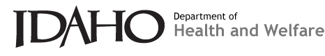 Idaho Department of Health and Welfare